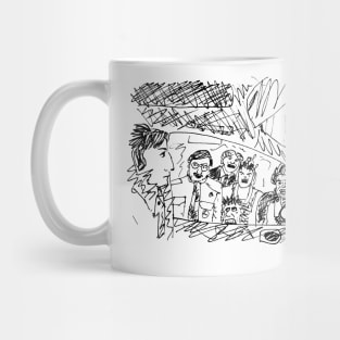 bbc ghosts – car chaos Mug